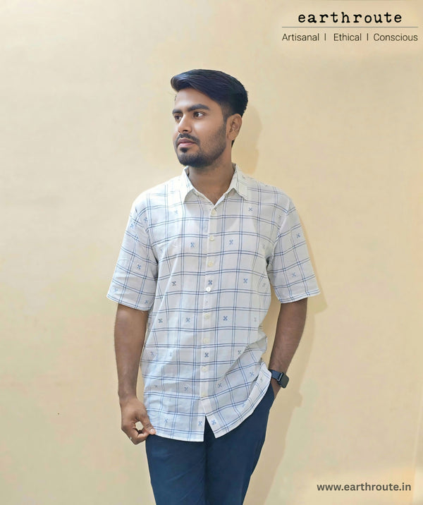 JAMDANI SHIRT SHORT SLEEVE