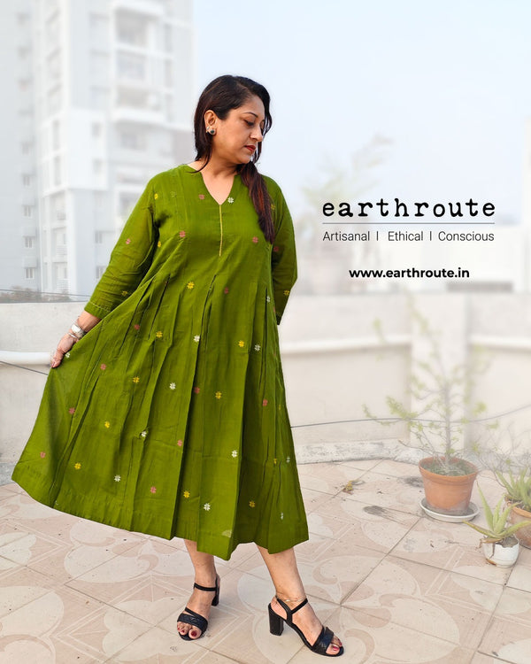Bhumi Hand Woven Jamdani Dress