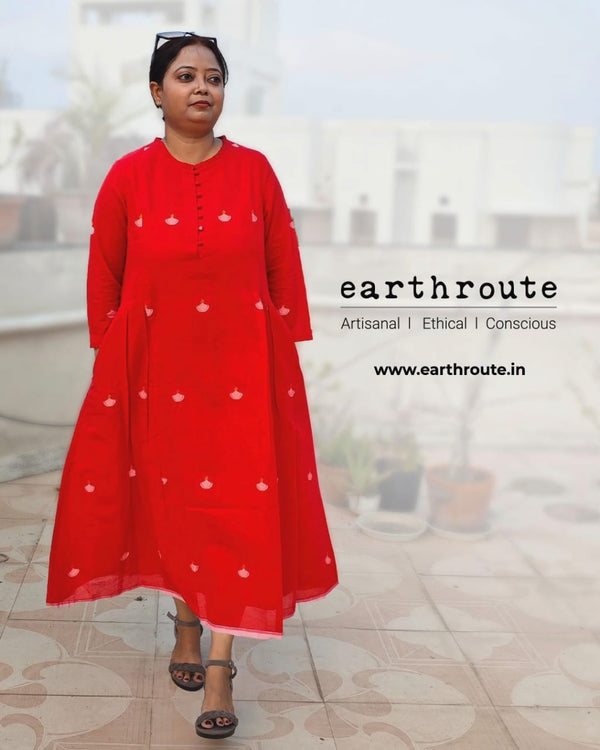 Pradip Hand Woven Jamdani Dress